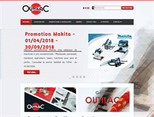 Tablet Screenshot of outilac.be